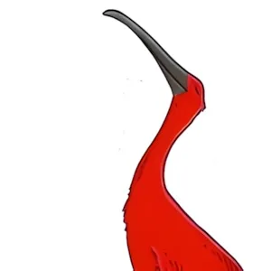 Tretbecken für den roten Sichler