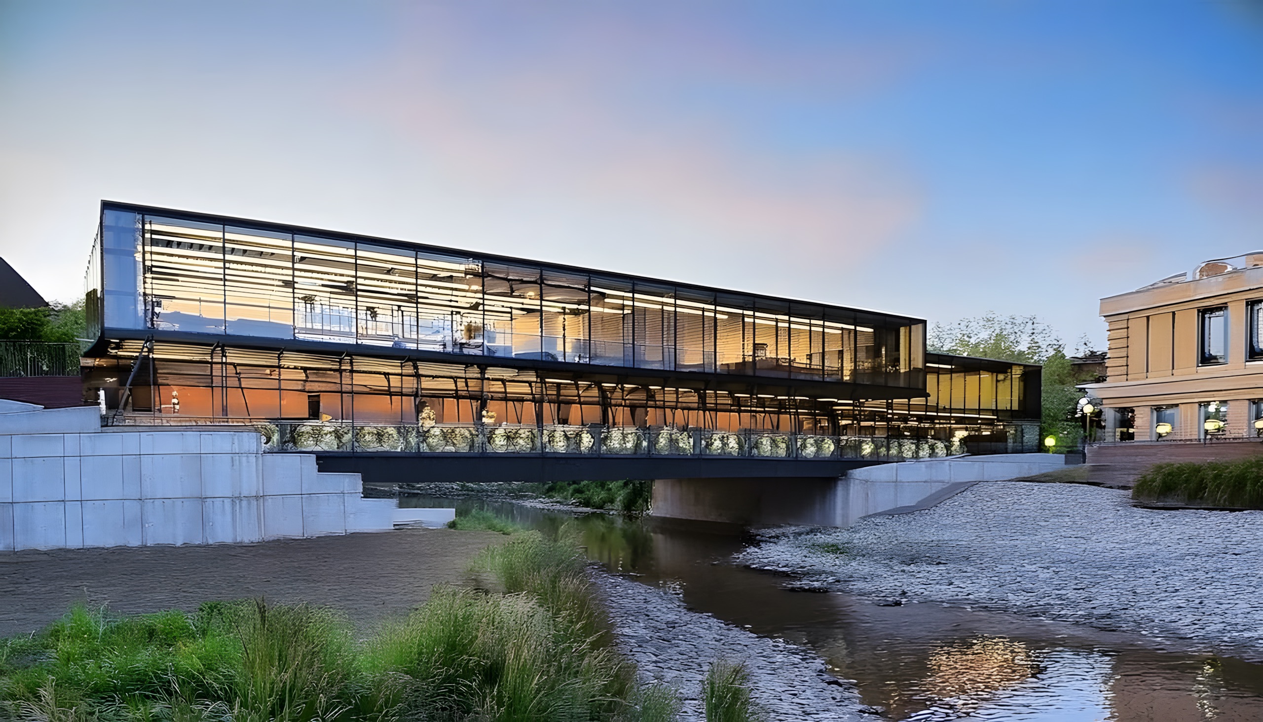 Bibliotheksbrücke Neue Mitte