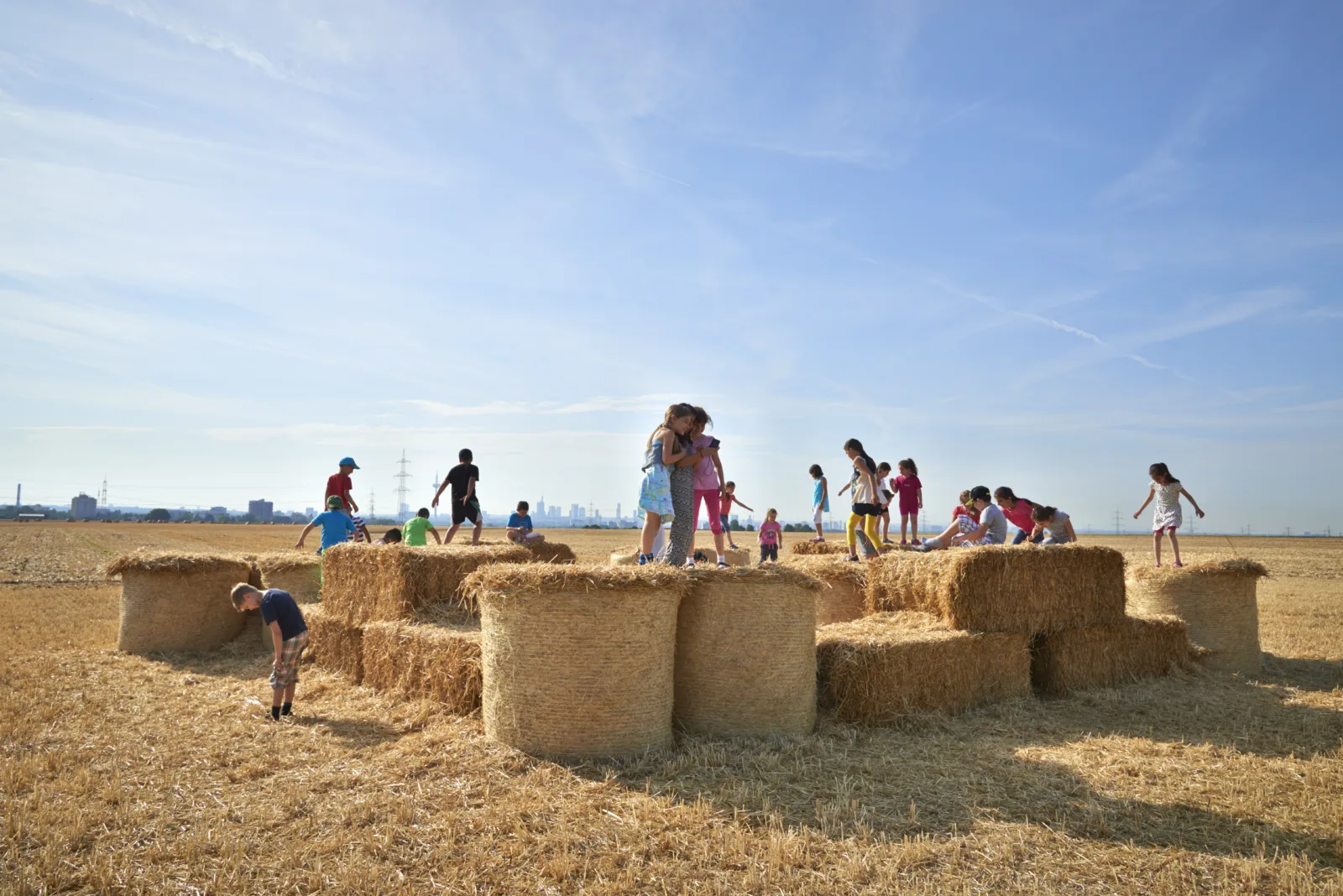 Hofstation Maislabyrinth