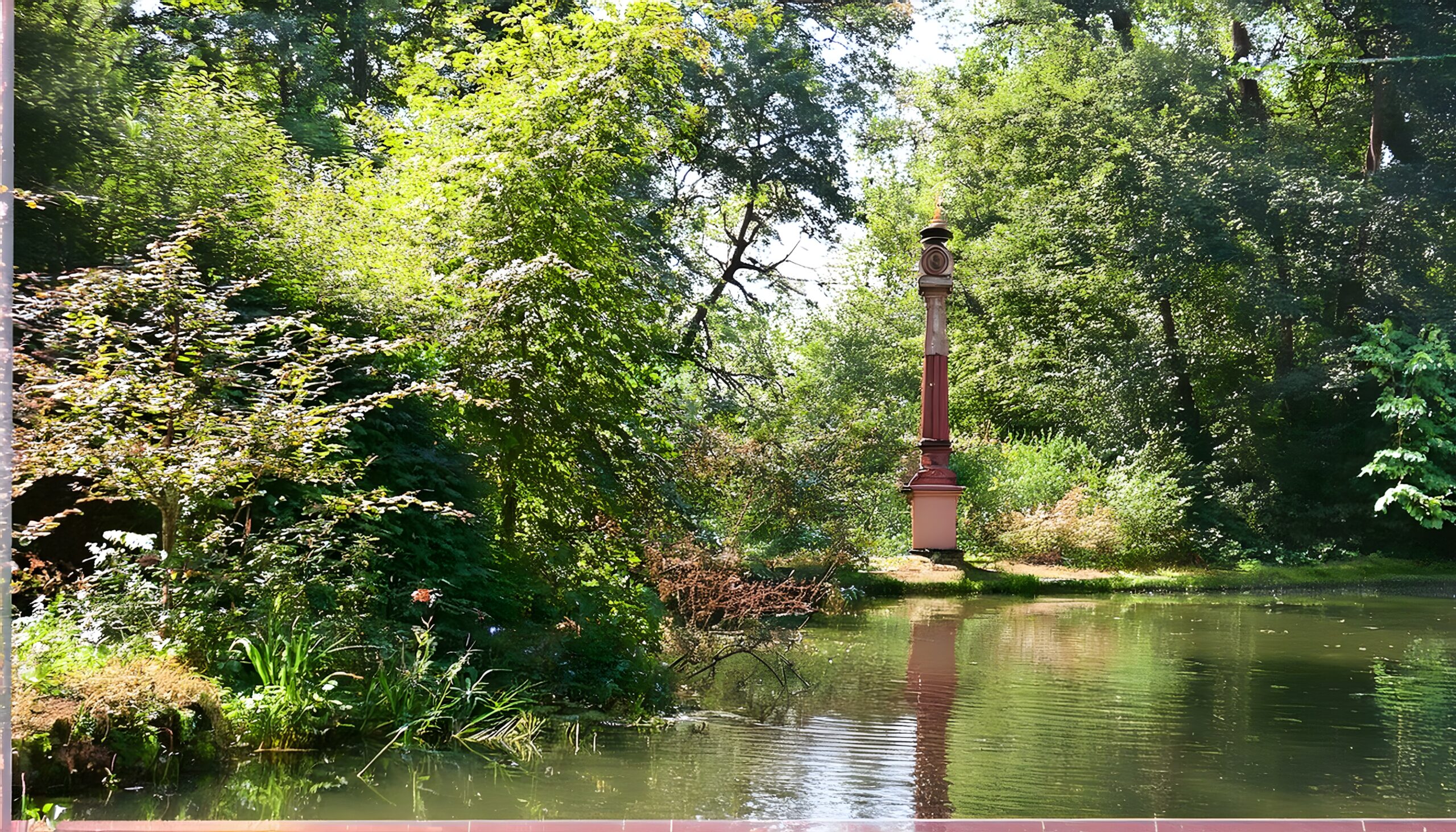 Tiroler Weiher mit Jupitersäule