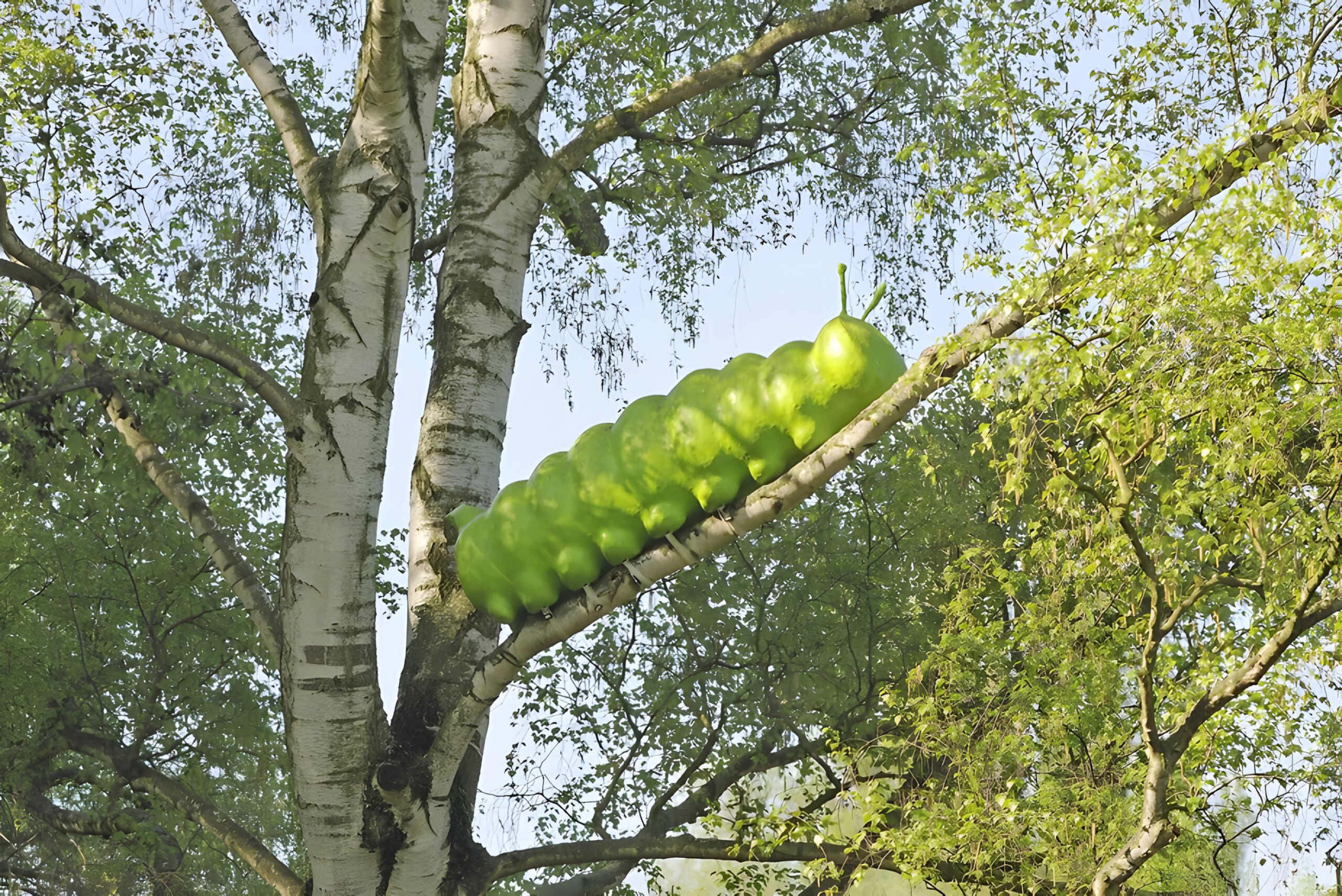 Dicke raupe grüngürtel