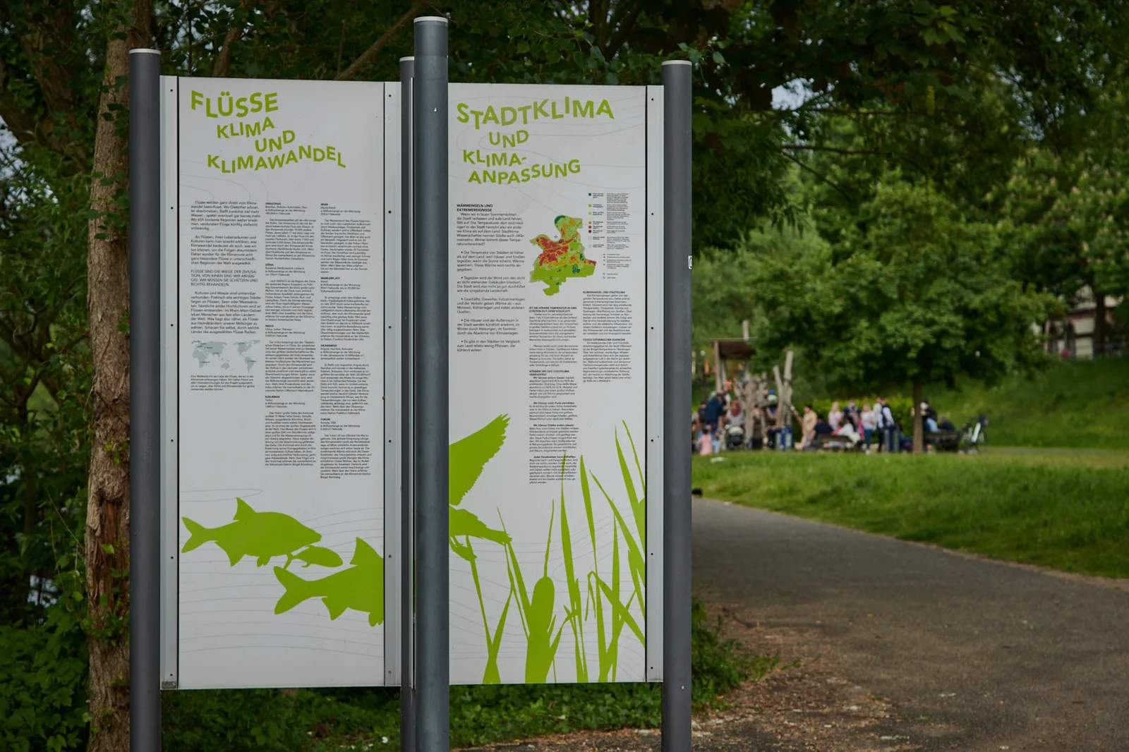 Flussstadt – Klimaroute