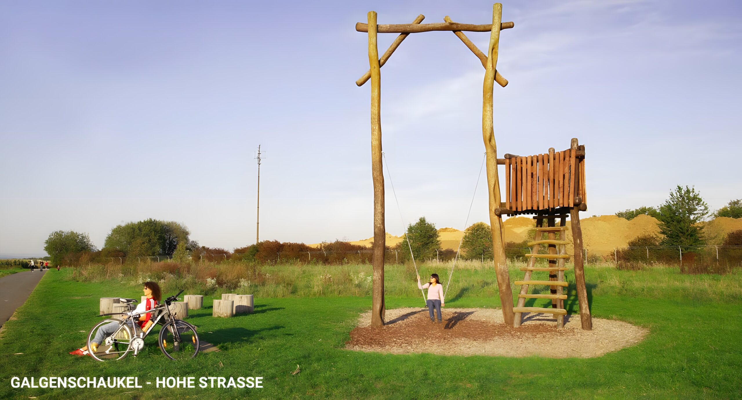 Galgenschaukel, Hohe Straße