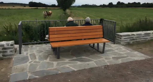 Sitzplatz am rehlingsbach friedrichsdorf