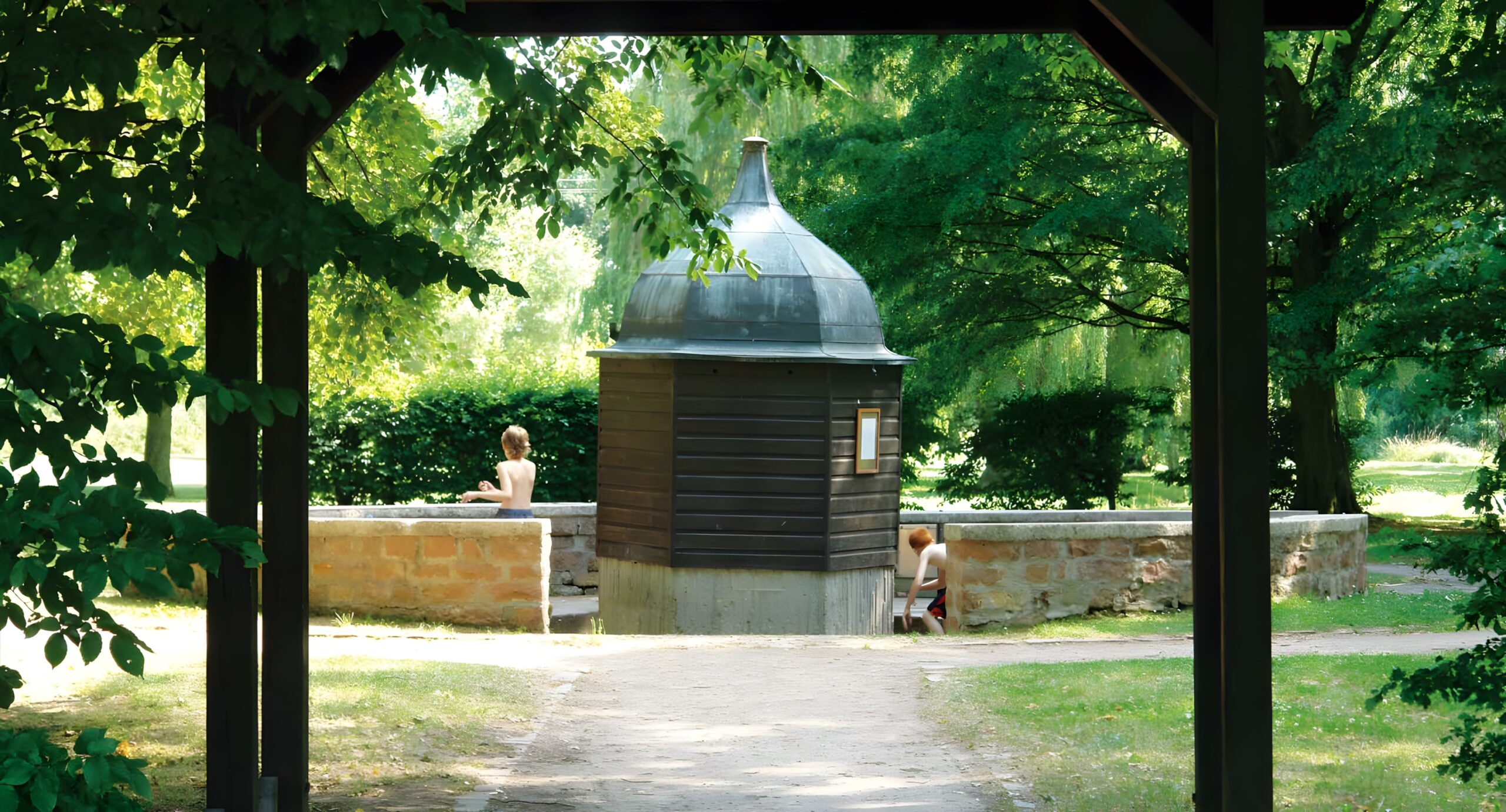 Landschaftspark mit Sauerbrunnen – Staden