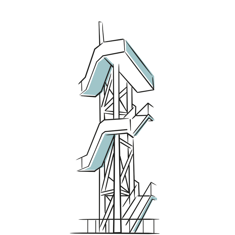 Aussichtsturm am Mainhafen