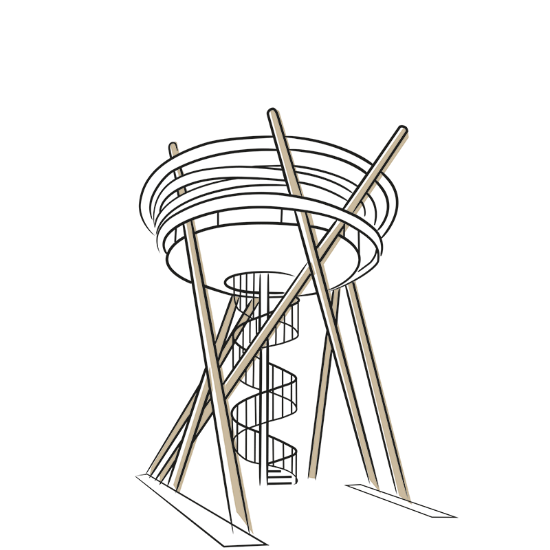 Aussichtskanzel Vogelnest Hochheim