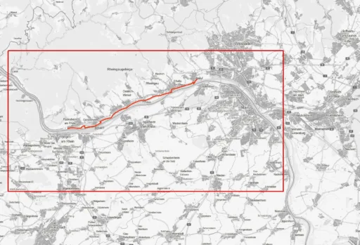 Übersicht freizeitkarte rheingau