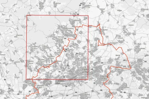 Übersicht freizeitkarte taunushang