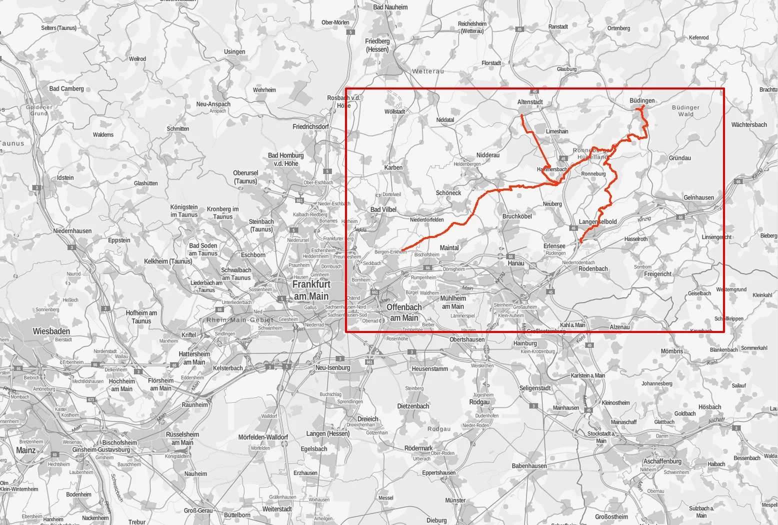 Übersicht hohestrasse ysenburgroute limesroute (1)