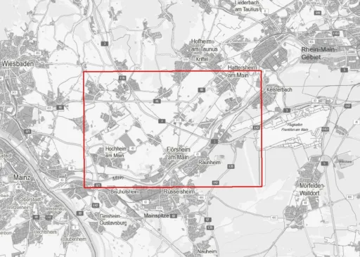 Übersicht pilot gebiet